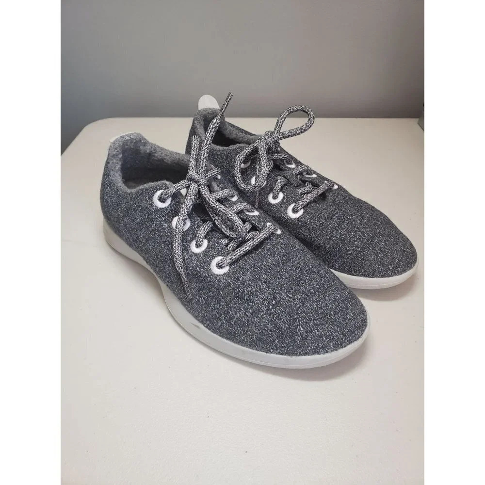 Allbirds Wool Runners Natural Grey Sneakers Women's Size 8.
